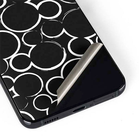 Disney Mickey Mouse Logo Pattern Galaxy S22 Plus Skin